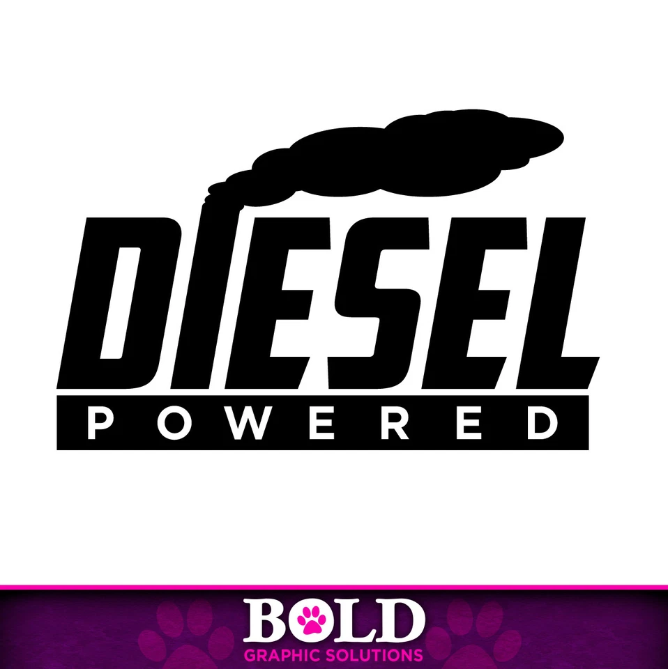 5" Diesel Power Decal Sticker Car Truck Loud Smoke Country Semi Pipes Travel Foto 1 de 1