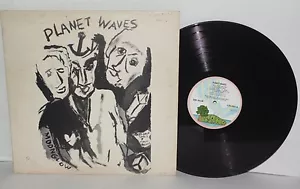 BOB DYLAN Planet Waves UK LP VG+ 1974 Island Pink Rim Vinyl ILPS9261 - Picture 1 of 4