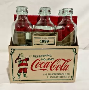 COCA-COLA LIMITED EDITION 6 PACK - 1899 REPRODUCTION VINTAGE COKE BOTTLES EMPTY - Picture 1 of 4