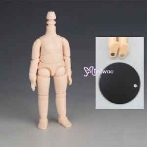 11BD-D01MW-G Obitsu 11cm Body Baby Doll White Skin with Magnet Plate