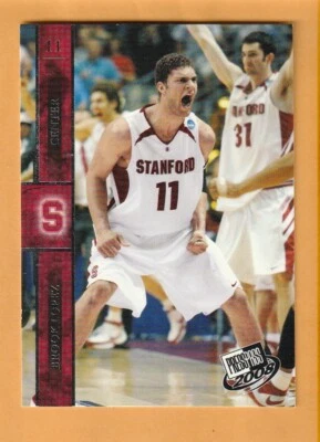Brook Lopez Stanford Cardinal 2008 pase de prensa #22 radiocontrol Fresno California Foto 1 de 2