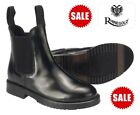 LADIES JODHPUR BOOTS Rhinegold Unisex Leather Comfort Riding Boots Black Size 6