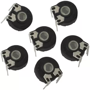 5PCS Horizontal Potentiometer PT15 1K 2K 5K 10K 20K 50K 100K 500K 1M Elliptical - Picture 1 of 24