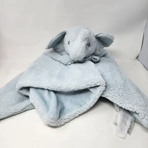 Little Miracles Plush Elephant Large Lovey Security Blanket Gray 30”x31” - Picture 1 of 4