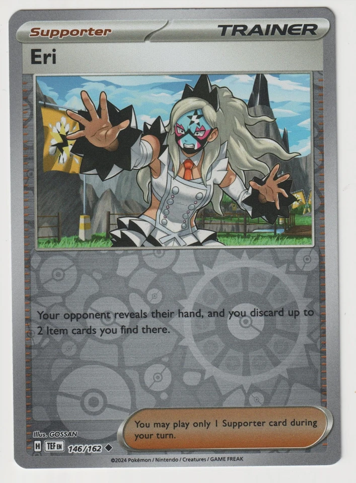 Eri Reverse Holo 146/162 SV05: Temporal Forces Pokemon - Image 1 of 2