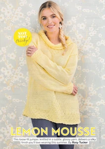 KNITTING PATTERN SWEATER 81-117cm ROLL-NECK LOOSE-FIT LONG-LINE DK SKM M8A - Picture 1 of 1