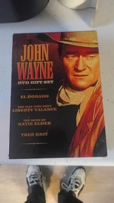 John Wayne DVD Gift Set, 4x Movies (2003) Box Set Region 4, Western, Action - Image 1 of 3