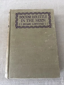 Doctor Dolittle In The Moon, Hugh Lofting, Jonathan Cape Ltd 5th Printing - Picture 1 of 7