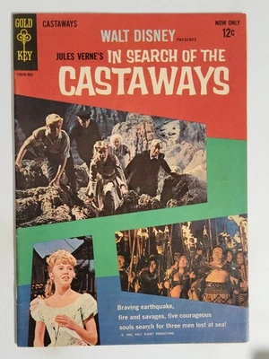 Walt Disney's In Search of the Castaways #1 Gold Key 1962 FN 6.0 Photo Cover - Image 1 of 3