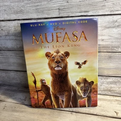 Disney Mufasa: The Lion King (Blu-ray + DVD + Digital) W/Slipcover Ships Free - Image 1 of 4