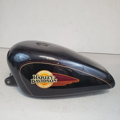 Harley-Davidson XL Sportster 1200 883 生动黑色油箱燃气 95-97 61456-96DJ — 第 1/4 张图片
