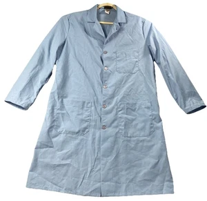Red Kap mens Rk Lab Coat With Pockets, Light Blue Size 44R - Picture 1 of 3