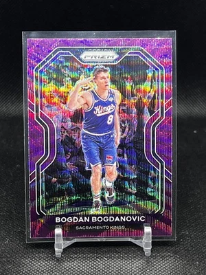 2020-21 Prizm Basketball Purple Wave Prizm Bogdan Bogdanovic #27 - Image 1 of 2