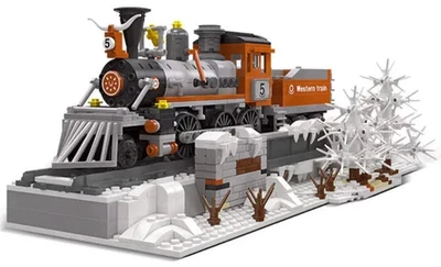 JIE STAR #59009 - 2-6-0 - Steam Locomotive - Building Block Set - Image 1 of 4