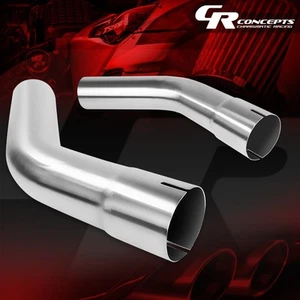 Tubo de escape personalizado de acero inoxidable pulido de 45 grados 2-1/2" tubería de curvatura personalizada - Imagen 1 de 6