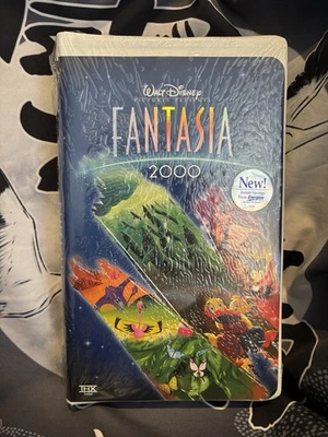 Fantasia 2000 VHS Disney New Sealed Classic Collectible Movie Foto 1 de 4