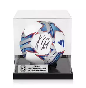 Jack Grealish Official UEFA Champions League Signed Football In Acrylic Case - Picture 1 of 5