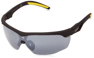 Gafas de sol envolventes Tenacity para hombre, negro mate engomado, 52 mm Foto 1 de 4