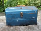 Vintage MY BUDDY No 416 Four 4 Tray Fishing Tackle Box  Blue/steel