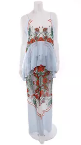 Vestido Largo Alice McCall Maxi Peplum Retro Flores Estampado Vestido Floral - Imagen 1 de 3