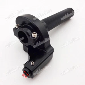 Black Handle Throttle For KX60 KX65 KX80 KX85 KX100 KX125 KX250 Pit Dirt Bike - Picture 1 of 4