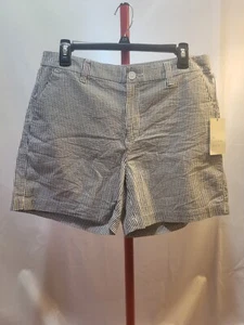 Blaue Nadelstreifen-Shorts von A New Day. Größe 10 *NEU* - Bild 1 von 9