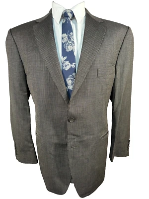 Marks & Spencer мужской коричневый шерсти классический крой Sport пальто Blazer куртка размер 44S - Изображение 1 из 4