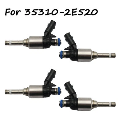 Inyector de combustible 4 piezas para Hyundai Elantra Tucson Kia Forte Soul 35310-2E520 2016-20 Foto 1 de 4