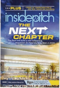 Revista TB Rays Inside Pitch edición 2024 #5 30 de agosto - 29 de septiembre con horario de bolsillo - Imagen 1 de 2