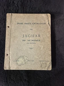 Jaguar MK VII 1951-56 Spare Parts Catalogue 2nd Edition July 1957 J.21 OEM - Picture 1 of 20
