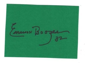 Emerson Boozer Signed Autographed Index Card NY Jets - Picture 1 of 2