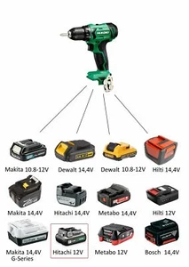 Adaptador de batería para herramientas Hitachi (Hikoki) 12V (adaptadores Jad) - Imagen 1 de 7