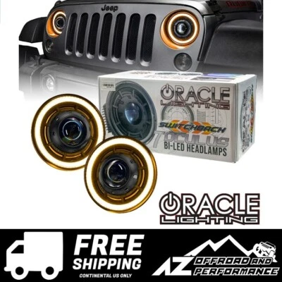 Faros proyectores LED Oracle Lighting Oculus Switchback para Jeep Wrangler JK Foto 1 de 4