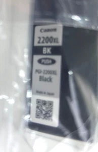 Genuine Canon Maxify PGI 2200 XL Black Printer Ink Cartridges 1 pack sealed - Picture 1 of 6
