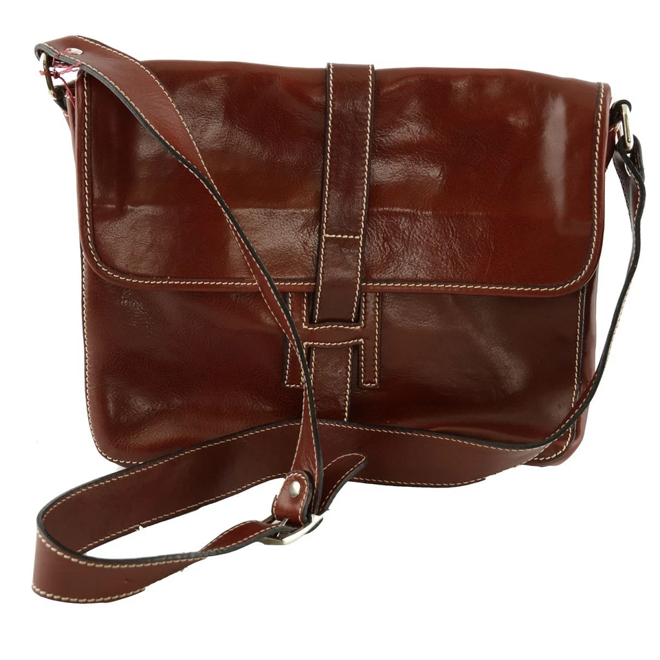 Borsello Uomo 2 Scomparti in Vera Pelle - Easun Foto 1 de 1