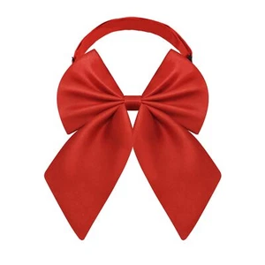 Pre tied Bow Tie for Women Girls Adjustable Bowtie Solid Color Bow Ties for W... - Picture 1 of 6