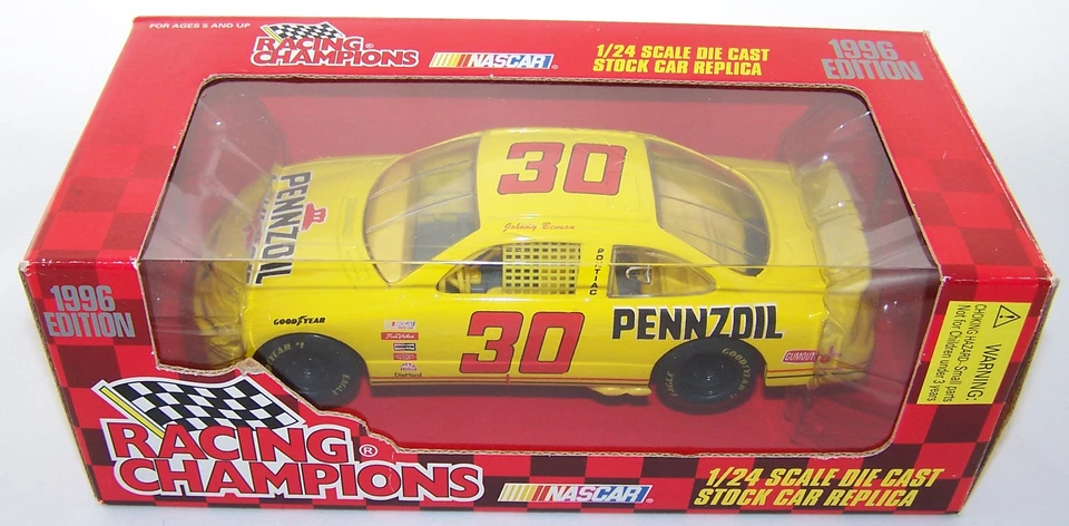 Racing Champions Diecast NASCAR Bobby Hamilton STP 1996 Grand Prix MIB 1 24