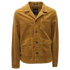 3267AF giacca uomo OFFICINA36 dark mustard velvet jacket man