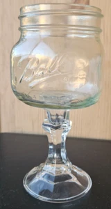 BALL MASON BARATTOLO / PIEDISTALLO BICCHIERE DA VINO / CALICE. 500 ml. 16 oz. SENZA COPERCHIO. - Foto 1 di 5