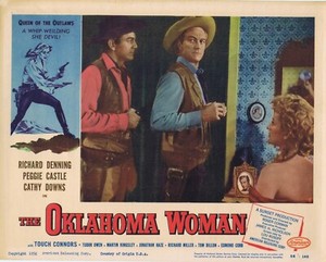 THE OKLAHOMA WOMAN Lobby Card 6 Richard Denning Peggie Castle Roger Corman