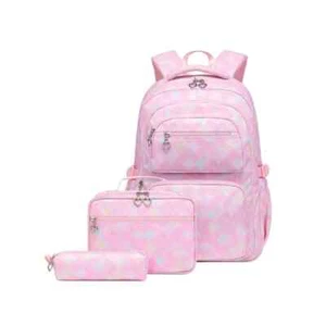 3pcs School Backpack Set School Bookbag Girls Schoolbag Travel Backpacks - Picture 1 of 24