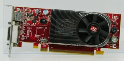 ATI Radeon SFF Low Profile Dual Monitor Video Card 256MB DDR2 PCI-E x16 VGA HD - Image 1 of 4