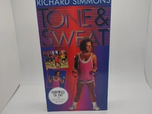 Richard Simmons Tone and Sweat VHS Tape Workout 1994 Farewell To Fat - Picture 1 of 1