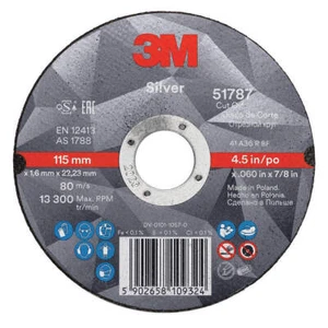 3M 87470 Abrasive Cut-Off Wheel,60 Grit,6" dia. - Picture 1 of 2