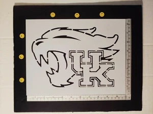Kentucky Wildcats University UK 8.5" x 11" Custom Stencil FAST FREE SHIPPING - Picture 1 of 2