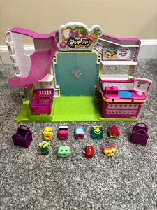 Shopkins Mini Mart Supermarket Playset W/ Exclusive Figures - Complete Set  - Picture 1 of 1