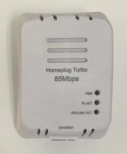 Aztech HL105E Homeplug Turbo 85 Mbps Powerline Adaptor Ethernet - Picture 1 of 1