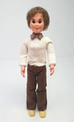Mattel Sunshine Family Doll Dad Steve 1973 Articulated Rooted Hair Clothed 9" - Image 1 of 4