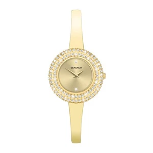 Sekonda Ladies 30mm Sparkle Radiance Bangle Watch Gold Model 40588 - Picture 1 of 8