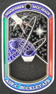 NGA Source JFCC Space Joint OPIR Operations Center ADF-C Buckley Challenge Coin - Bild 1 von 2